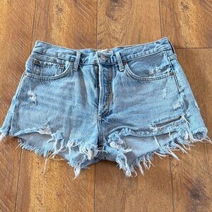 AGOLDE 28 Parker Vintage Cut Off Shorts